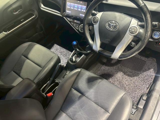 アクア Gブラックソフトレザーセレクション 禁煙車 純正8インチナビ バックカメラ ETC クルーズコントロール オートハイビーム LED 電格ミラー シートヒーター フルセグTV CD DVD Bluetooth(49枚目)
