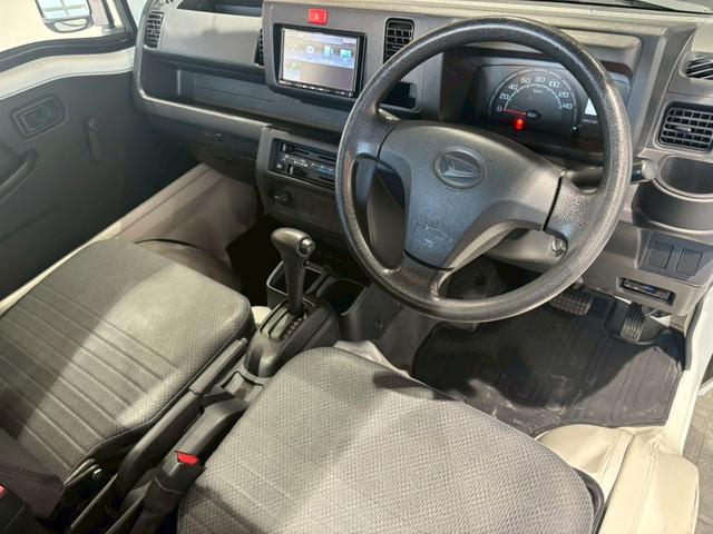 ハイゼットトラック スタンダード 禁煙車 社外ナビ ETC Bluetooth CD TV スペアキー マット バイザー 荷台マット(46枚目)