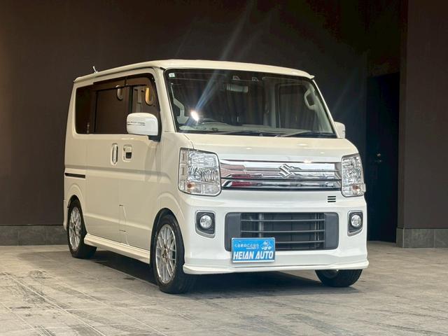 エブリイワゴン ＰＺターボスペシャル　ワンオーナー　禁煙車　ベッドキット　ロッドホルダー　ＢＢＳアルミホイール　外品ナビ　バックカメラ　ＥＴＣ　ドラレコ　スマホホルダー　両側電動スライドドア　外品マフラー　フルセグＴＶ　Ｂｌｕｅｔｏｏｔｈ（9枚目）