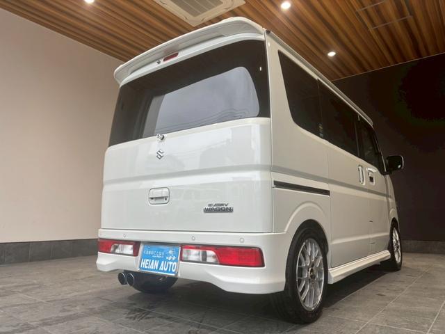 エブリイワゴン ＰＺターボスペシャル　ワンオーナー　禁煙車　ベッドキット　ロッドホルダー　ＢＢＳアルミホイール　外品ナビ　バックカメラ　ＥＴＣ　ドラレコ　スマホホルダー　両側電動スライドドア　外品マフラー　フルセグＴＶ　Ｂｌｕｅｔｏｏｔｈ（33枚目）