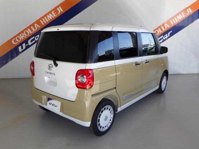 ムーヴキャンバス ストライプスＧ　衝突被害軽減システム　両側電動スライド　ＬＥＤヘッドランプ　アイドリングストップ（3枚目）