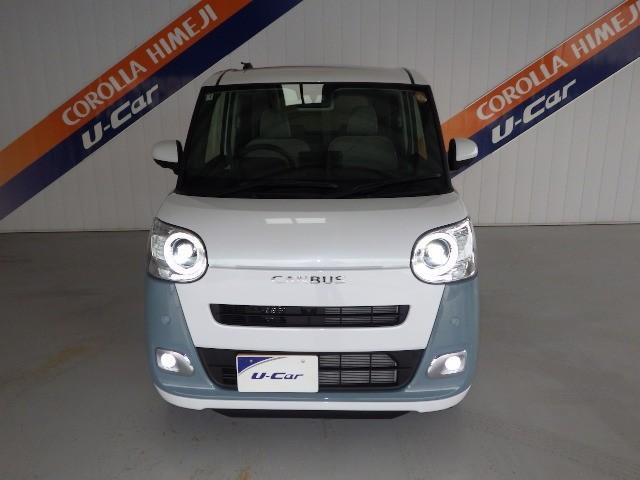 ムーヴキャンバス ストライプスＧ　衝突被害軽減システム　両側電動スライド　ＬＥＤヘッドランプ　アイドリングストップ（4枚目）