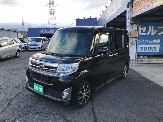 タント カスタムＸ　トップエディションＳＡ　ＥＴＣ車載器　リアカメラ　衝突軽減装置　ＬＥＤヘッドライト　サイドエアバック　パワーウィンドウ　パワーステアリング　盗難防止機能　キーレス　エアコン　エコアイドル　助手席エアバッグ　ナビＴＶ　ＥＳＣ（4枚目）