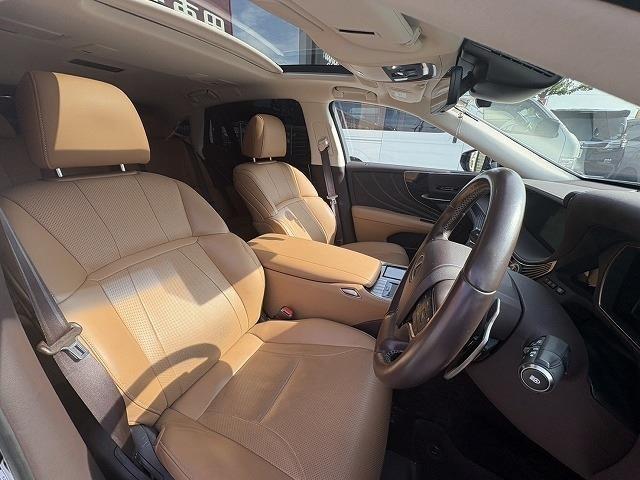 ＬＳ ＬＳ５００　Ｉパッケージ　禁煙車　ナビ　フルセグＴＶ　全方位カメラ　サンルーフ　革シート　パワーシート　シートエアコン・ヒーター　３眼ＬＥＤヘッドライト　ブラインドスポットモニター　ヘッドアップディスプレイ　ドラレコ（10枚目）