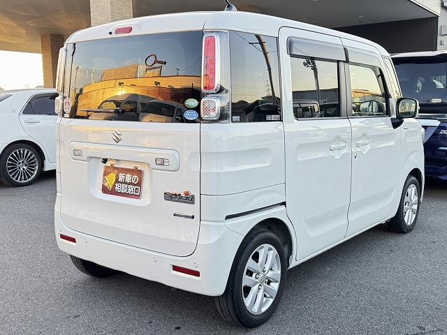 スペーシア ハイブリッドＸ　１オーナー／禁煙車／両側電動スライド／バックカメラ／ＬＥＤヘッドライト／シートヒーター／フルセグＴＶ／Ｂｌｕｅｔｏｏｔｈ／ＣＤ・ＤＶＤ／ＥＴＣ／衝突軽減ブレーキ／スマートキー／電動格納ミラー（2枚目）