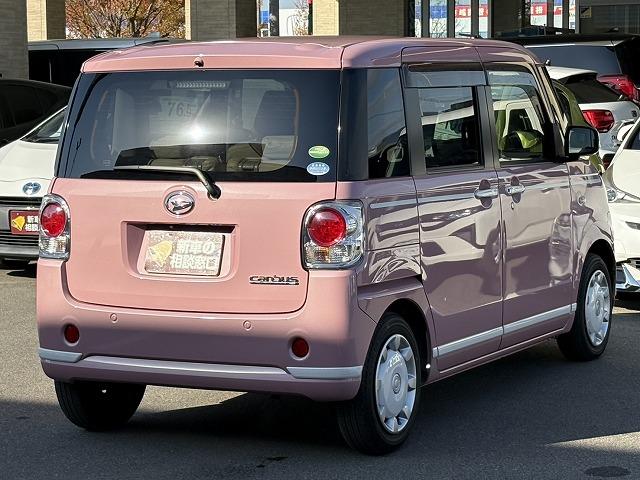 ムーヴキャンバス GホワイトアクセントVS SAIII 両側電動スライド・全方位カメラ・純正SDナビ・フルセグTV・LEDヘッドライト・レザー調シートカバー・フォグランプ・オートハイビーム・Bluetooth・ETC・スマートキー(2枚目)