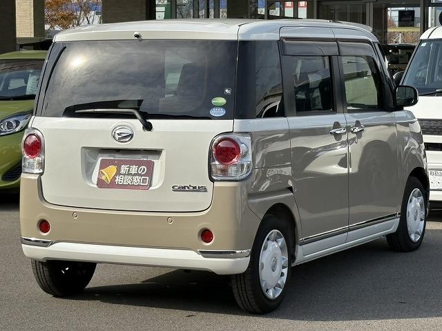 ムーヴキャンバス Xリミテッドメイクアップ SAIII 両側電動スライド・バックカメラ・純正ナビ・フルセグTV・Bluetooth・ETC・スマートキー(2枚目)