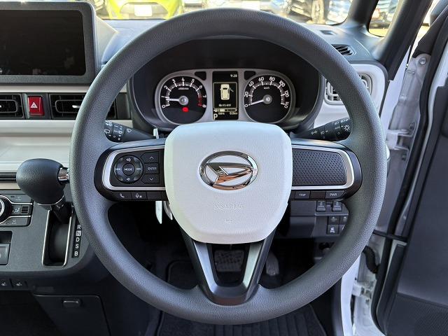 ムーヴキャンバス ストライプスＧ　両側電動スライド・ＬＥＤヘッドライト・シートヒーター・オートハイビーム・フォグライト・障害物センサー・衝突軽減ブレーキ・ステアリングリモコン・電動パーキングブレーキ・スマートキー（9枚目）