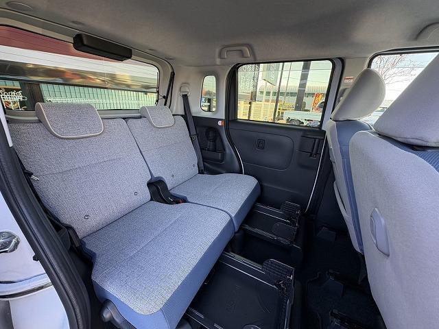 ムーヴキャンバス ストライプスＧ　両側電動スライド・ＬＥＤヘッドライト・シートヒーター・オートハイビーム・フォグライト・障害物センサー・衝突軽減ブレーキ・ステアリングリモコン・電動パーキングブレーキ・スマートキー（17枚目）