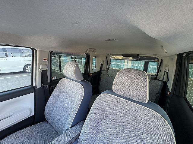 ムーヴキャンバス ストライプスＧ　両側電動スライド・ＬＥＤヘッドライト・シートヒーター・オートハイビーム・フォグライト・障害物センサー・衝突軽減ブレーキ・ステアリングリモコン・電動パーキングブレーキ・スマートキー（23枚目）