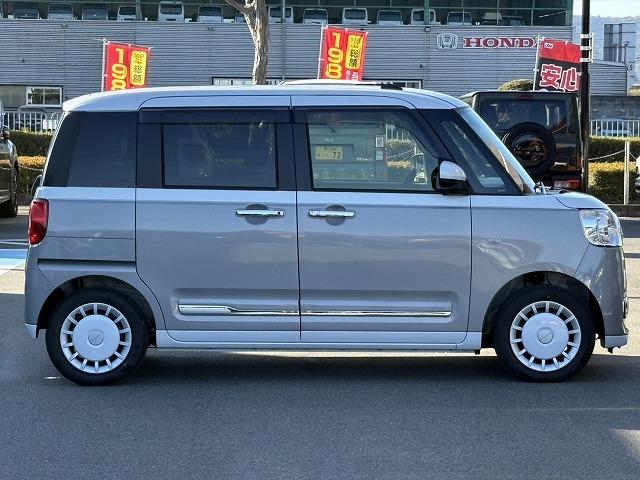 ムーヴキャンバス ストライプスＧ　両側電動スライド・ＬＥＤヘッドライト・シートヒーター・オートハイビーム・フォグライト・障害物センサー・衝突軽減ブレーキ・ステアリングリモコン・電動パーキングブレーキ・スマートキー（29枚目）