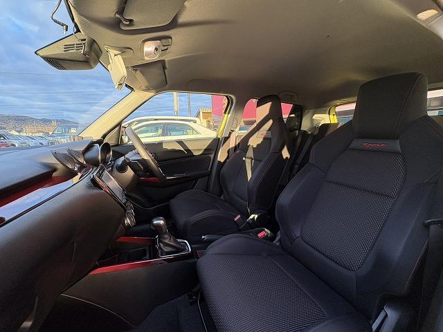 スイフトスポーツ ベースグレード　全方位モニタ・ＬＥＤヘッドライト・シートヒーター・レーダークルーズ・フルセグＴＶナビ・Ｂｌｕｅｔｏｏｔｈ・ＥＴＣ・スマートキー・ステアリングリモコン・衝突軽減ブレーキ・レーンキープアシスト・純正ＡＷ（25枚目）