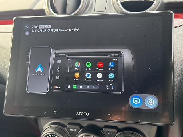 スイフトスポーツ ベースグレード　純正フルエアロ／Ｄプレイオーディオ／フルエアロ／ディスプレイオーディオ／ＢＴ／スマホ連携／バックカメラ／レーダークルーズコントロール／ミラー型ドラレコ／シートヒータ／スマートキー／ＬＥＤヘッドライト（4枚目）