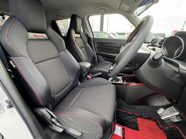 スイフトスポーツ ベースグレード　純正フルエアロ／Ｄプレイオーディオ／フルエアロ／ディスプレイオーディオ／ＢＴ／スマホ連携／バックカメラ／レーダークルーズコントロール／ミラー型ドラレコ／シートヒータ／スマートキー／ＬＥＤヘッドライト（9枚目）