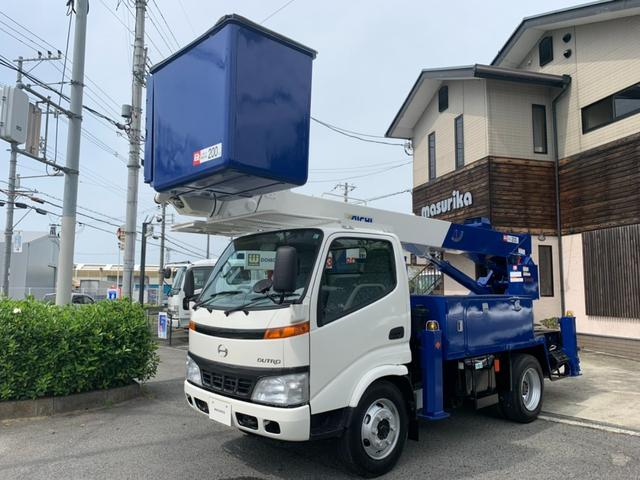 　スカイマスター　アイチＳＨ１４０　絶縁タイプ（電工仕様）作業床最大地上高１４ｍ　最大積載荷重２００ｋｇ　アウトリガー張り出し３３５０ｍｍ　絶縁バケット　絶縁ブーム　ＥＴＣ　ウィンチ用バッテリー(6枚目)