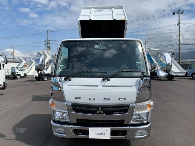 キャンター - 三菱ふそう 積載3t 全低床強化ダンプ 5MT/3ペダル