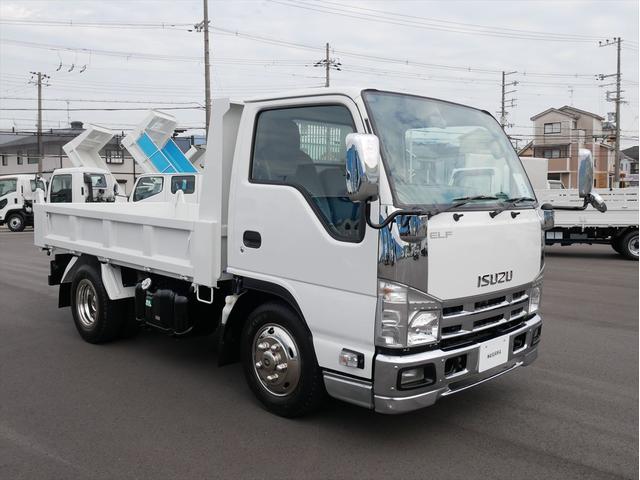 いすゞ エルフトラック 全低床 強化ダンプ 3t 6速ミッション