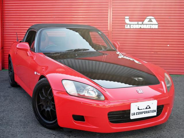 Ｓ２０００ ベースグレード　後期ＡＰ２ガラス幌　ＲＧ車高調　外品クラッチ　トーコントロールアーム　補強バー　ＲＧマフラーフルタップ車高調　ドライブレコーダー　ＭＯＭＯＲＡＣＥ（2枚目）