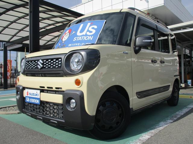 スペーシアギア ハイブリッドＸＺ　車検整備受渡　全方位カメラ付きメモリーナビ　車検整備受渡　全方位カメラ付きメモリーナビ　後席両側パワースライドドア　ドラレコ前後　　コーナーセンサー　車線逸脱警報装置　運転席・助手席シートヒーター　横滑り防止機能（5枚目）