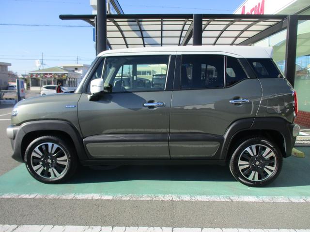 クロスビー ハイブリッドMZ バックモニター ディスプレイオーディオ バックモニター ETC フロアマット スマートキー プッシュスタート アイドリングストップ アダプティブクルーズコントロール LEDヘッドライト フォグランプ 盗難警報装置 シートヒーター(5枚目)