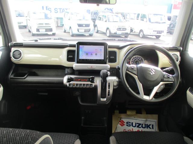 クロスビー ハイブリッドMZ バックモニター ディスプレイオーディオ バックモニター ETC フロアマット スマートキー プッシュスタート アイドリングストップ アダプティブクルーズコントロール LEDヘッドライト フォグランプ 盗難警報装置 シートヒーター(9枚目)