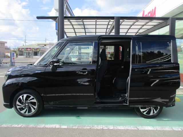 ソリオバンディット ハイブリッドＭＶ　８インチメモリーナビ　バックモニター　ＥＴＣ車載器　前方ドラレコ　後席左側パワースライドドア　衝突被害軽減ブレーキ　車線逸脱警報装置　コーナーセンサー　アダプティブクルーズコントロール　シートヒーター　電動格納式リモコンドアミラー（6枚目）