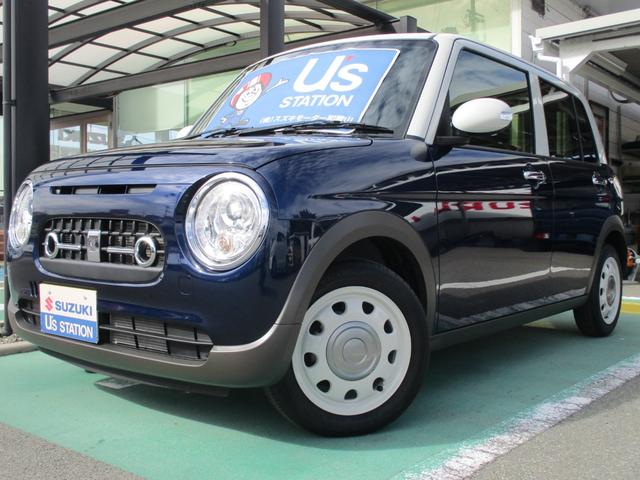 アルトラパンLC X バックカメラ付ディスプレイオーディオ LEDヘッドランプ 衝突被害軽減ブレーキ フロアマット キーレスプッシュスタート アイドリングストップ オートライト Bluetooth 盗難警報装置 シートヒーター オートドアミラー シートヒーター ウッド調インパネ(2枚目)