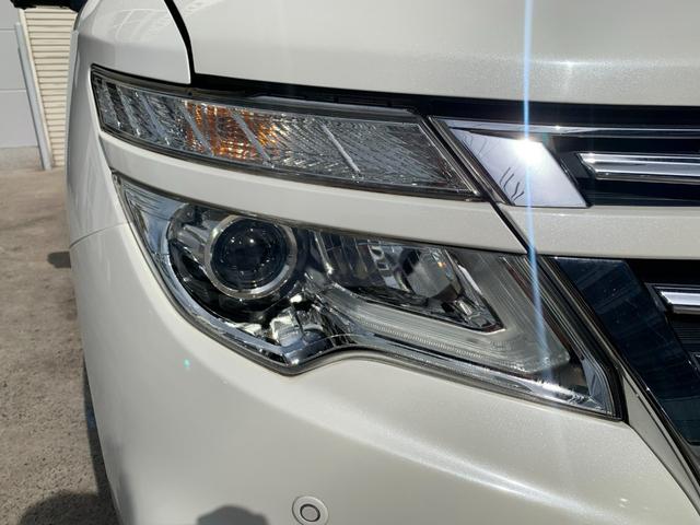 エルグランド ２５０ハイウェイスターＳ　メーカーＯＰナビ　フルセグＴＶ　アラウンドビューモニタ　フリップダウンモニター　両側パワースライドドア　ハーフレザーシート　オットマン　コーナーセンサー　オートライト　ＬＥＤヘッドライト　スマートキー（49枚目）