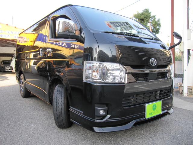 ハイエースバン スーパーGL ダークプライムII 7型 アドブルーメーター 10リッタータンク 1オーナー パブリックビューモニター4カメラ デジタルインナーミラー 純正15インチアルミ ビルトインETC ガラスフィルム DVD再生(2枚目)