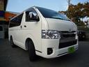 ハイエースバン ロングDX GLパッケージ 8型 4WD WAC リアヒーター 6人乗り LED 4カメラ 純正アルミ デジタルインナーミラー スライド小窓 ステアリングスイッチ ウッドコンビハンドル PKSB トヨタセーフティセンス 中古車画像_2