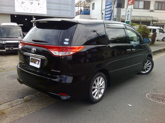 エスティマ ２．４アエラス　Ｇエディション　ナビ　地デジ　Ｂｌｕｅｔｏｏｔｈ　ＥＴＣ　バックカメラ　後席モニター　オットマン　両側電動スライドドア　ＴＲＤフロントスポイラー（5枚目）