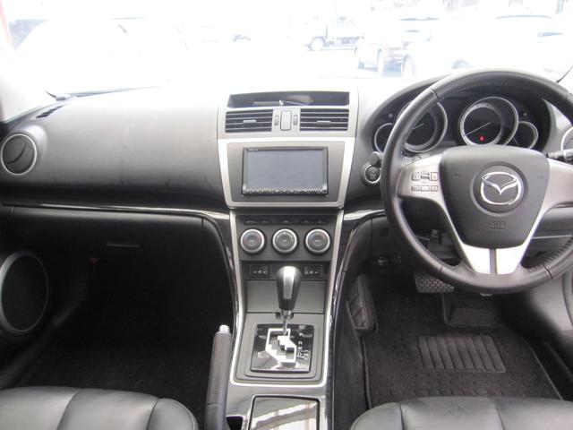 アテンザスポーツワゴン ２５ＥＸ　革シート　禁煙車　ナビ　ＴＶ　ＥＴＣ　前後ドラレコ　プッシュスタート　純正アルミ　ルーフレール　２５００ＣＣ　後席フルフラット（37枚目）