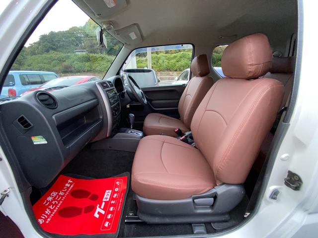 ジムニー XC 5型 新品マッドファクトリー製バグガード!新品ブロックタイヤ!新品レザー調シートカバー!新品ラジエーター!前後バンパー&フェンダーモールチッピングマットブラックペイント!ボーディーコート(18枚目)