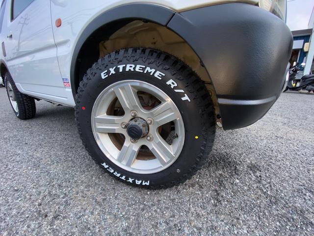 ジムニー XC 5型 新品マッドファクトリー製バグガード!新品ブロックタイヤ!新品レザー調シートカバー!新品ラジエーター!前後バンパー&フェンダーモールチッピングマットブラックペイント!ボーディーコート(26枚目)