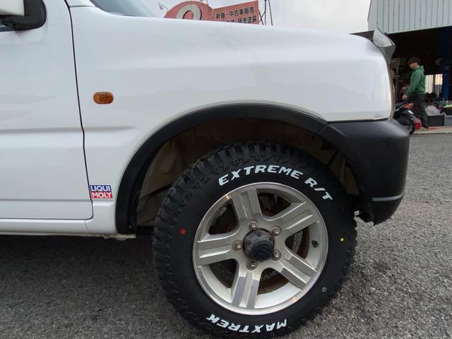 ジムニー XC 5型 新品マッドファクトリー製バグガード!新品ブロックタイヤ!新品レザー調シートカバー!新品ラジエーター!前後バンパー&フェンダーモールチッピングマットブラックペイント!ボーディーコート(34枚目)