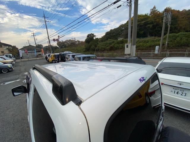 ジムニー XC 5型 新品マッドファクトリー製バグガード!新品ブロックタイヤ!新品レザー調シートカバー!新品ラジエーター!前後バンパー&フェンダーモールチッピングマットブラックペイント!ボーディーコート(37枚目)