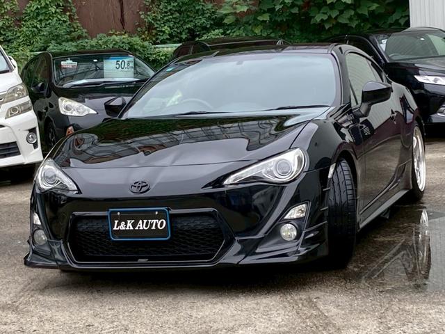 86 GT ナビTV バックカメラ スマートキー HID BLUETOOTH 車高調 TRDエアロ TRD4本出マフラー SSR18AW フォグライト オートライト オートエアコン パドルシフト プッシュスタート(9枚目)