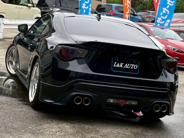 86 GT ナビTV バックカメラ スマートキー HID BLUETOOTH 車高調 TRDエアロ TRD4本出マフラー SSR18AW フォグライト オートライト オートエアコン パドルシフト プッシュスタート(16枚目)