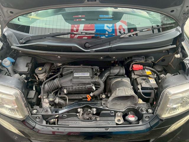 Ｎ－ＢＯＸカスタム Ｇ　ターボＳＳパッケージ　ナビ　衝突軽減　両側電動　バックカメラ　オートクルコン　ターボ車　ＨＩＤ　フォグライト　オートライト　パドルシフト　社外１６ＡＷ　ベンチシート　フルフラット　スマートキー　本革ステアリング　ＥＴＣ（43枚目）