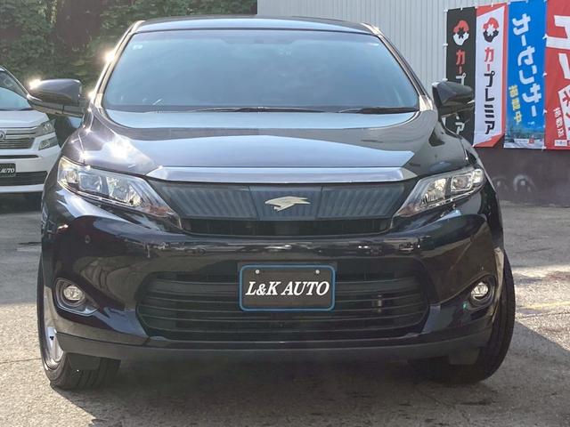 ハリアー エレガンス　純正ナビＴＶ　追従クルコン　障害物センサー　ＰＣＳ　ＢＬＵＥＴＯＯＴＨ　電動シート　ハーフレザー　ステアリモコン　ＬＥＤ　フォグ　オートライト　スマートキー　プッシュスタート　フルフラット　ＥＴＣ（9枚目）