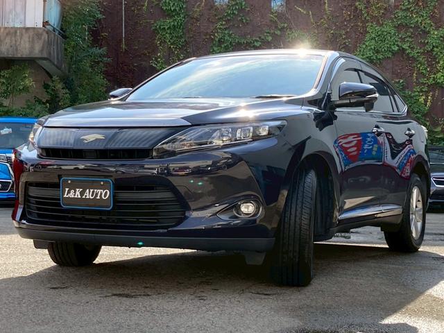 ハリアー エレガンス　純正ナビＴＶ　追従クルコン　障害物センサー　ＰＣＳ　ＢＬＵＥＴＯＯＴＨ　電動シート　ハーフレザー　ステアリモコン　ＬＥＤ　フォグ　オートライト　スマートキー　プッシュスタート　フルフラット　ＥＴＣ（10枚目）