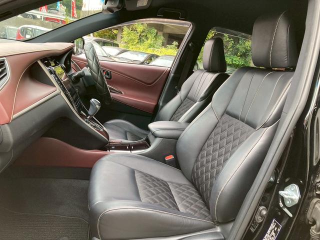 ハリアー プレミアム　アドバンスドパッケージ　純正ナビＴＶ　追従クルコン　全周囲カメラ　ＰＣＳ　障害物センサー　ＢＬＵＥＴＯＯＴＨ　ステアリモコン　電動シート　電動リアゲート　純正１８ＡＷ　オートライト　ＬＥＤヘッド　フォグ　ハーフレザー　ＥＴＣ（26枚目）