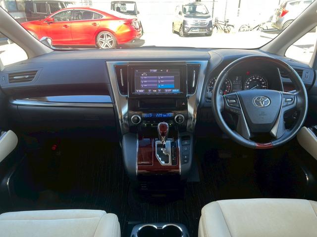 ヴェルファイア 2.5V 純正ナビTV 両側電動 クルコン バックカメラ LED 障害物センサー コンビハンドル ウォークスルー BLUETOOTH オットマン ハーフレザー 電動シート 純正17AW ステアリモコン ETC(2枚目)