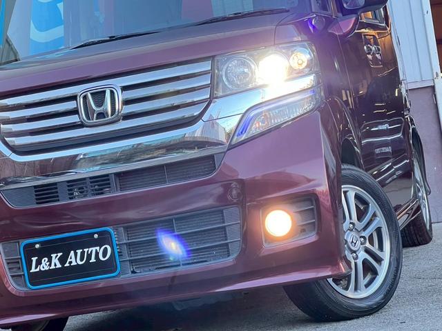 N-BOXカスタム G・Aパッケージ ナビ 電動スライド 衝突軽減 バックカメラ スマートキー プッシュスタート HIDヘッドライト フォグライト アイドリングストップ ベンチシート フルフラット ウィンカーミラー 純正14AW 盗難防止(32枚目)