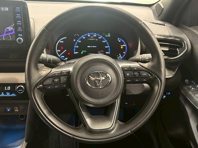 ヤリスクロス HYBRID Z 純正ナビ パノラミックビューモニター レーダークルーズコントロール ブラインドスポットモニター パワーシート シートヒーター LEDヘッドライト パーキングアシスト 電動リアゲート(58枚目)