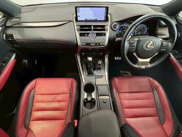 ＮＸ ＮＸ３００ｈ　“Ｆ　ＳＰＯＲＴ”　純正ナビ　パノラミックビューモニター　３眼ＬＥＤヘッドライト　パワーシート　シートメモリー　電動リアゲート　シートヒーター　シートクーラー　レーダークルーズコントロール　ステアリングヒーター（57枚目）
