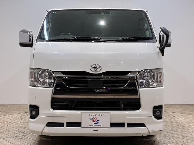 ハイエースバン スーパーＧＬダークプライム２　フローティングナビ　バックカメラ　モデリスタエアロ　衝突軽減ブレーキ　車線逸脱防止　助手席エアバック　ＡＣ１００Ｖ　オートハイビーム　オートライト　オートエアコン　プッシュスタート　フルセグテレビ（30枚目）