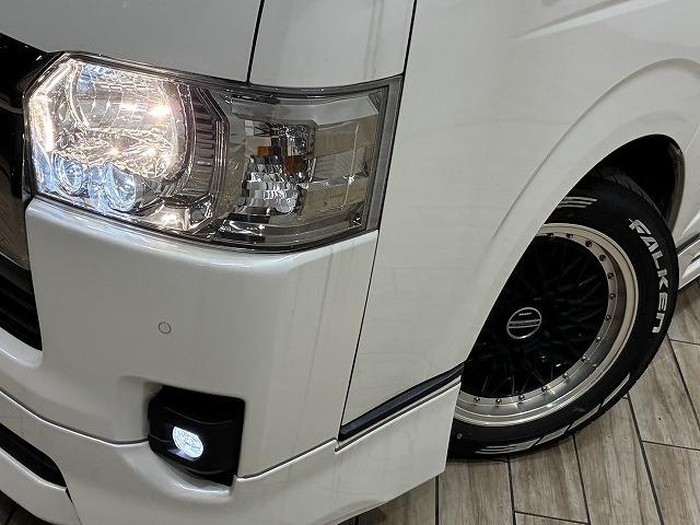 ハイエースバン スーパーＧＬダークプライム２　フローティングナビ　バックカメラ　モデリスタエアロ　衝突軽減ブレーキ　車線逸脱防止　助手席エアバック　ＡＣ１００Ｖ　オートハイビーム　オートライト　オートエアコン　プッシュスタート　フルセグテレビ（37枚目）