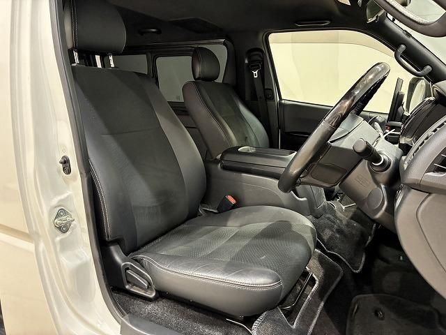 ハイエースバン スーパーＧＬダークプライム２　フローティングナビ　バックカメラ　モデリスタエアロ　衝突軽減ブレーキ　車線逸脱防止　助手席エアバック　ＡＣ１００Ｖ　オートハイビーム　オートライト　オートエアコン　プッシュスタート　フルセグテレビ（46枚目）