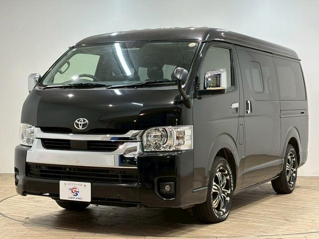 ハイエースワゴン ＧＬ　７インチナビ　パノラミックビューモニター　衝突軽減ブレーキ　車線逸脱防止　ＡＣ１００Ｖ　ＥＴＣ　オートハイビーム　スマートキー　プッシュスタート　オートエアコン　ＬＥＤヘッドライト（69枚目）